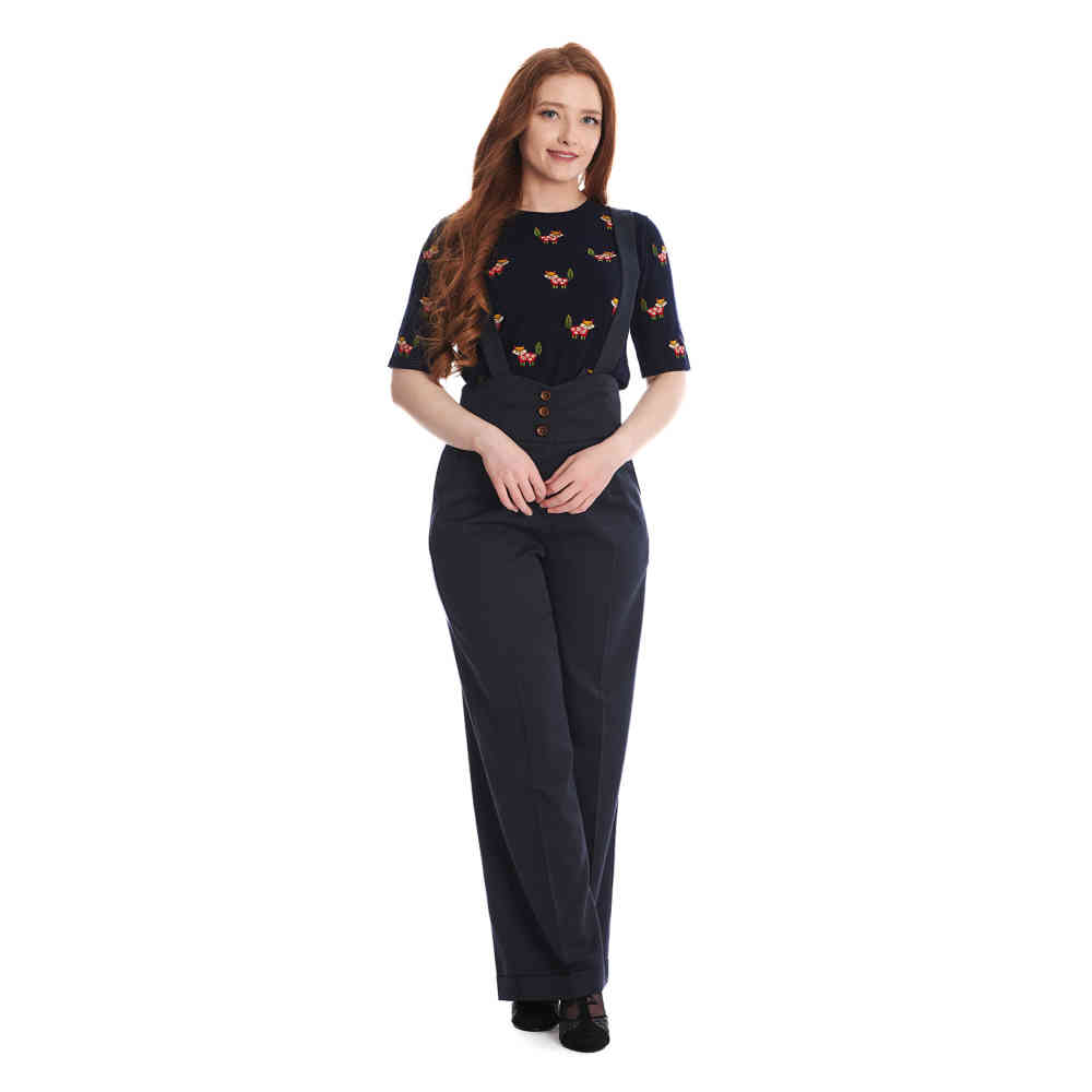 Banned - Her Favourites Weite Hose - Blau